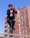 My actors are the coolest, they do their own Stradivarius stunts!